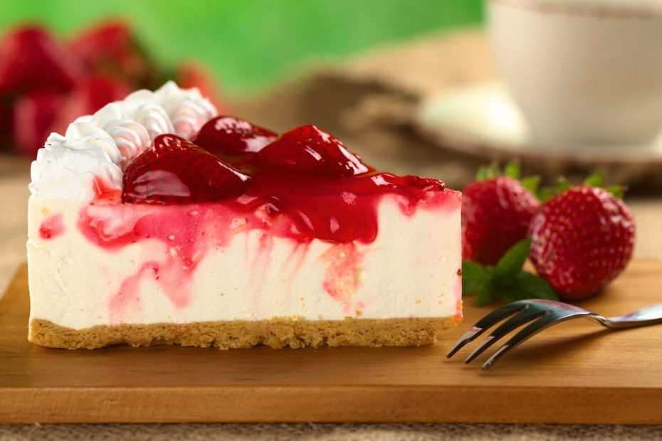 cheesecake fraises healthy
