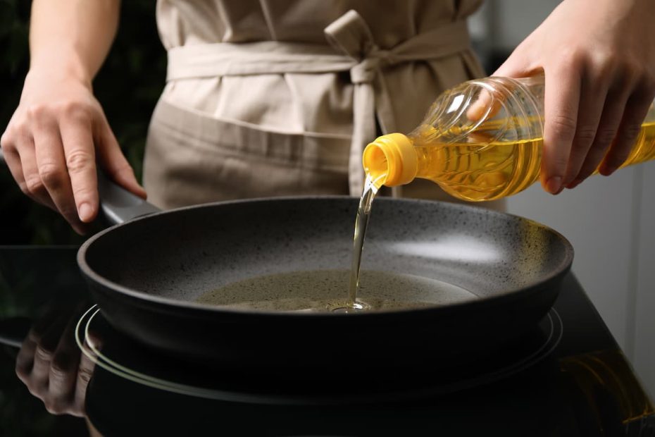 remplacer l'huile en cuisine